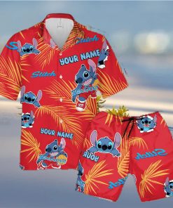 stitch basketball Hawaiian Shirt