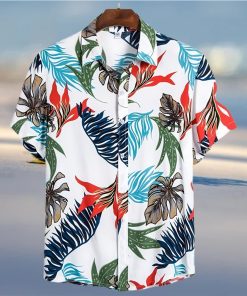 surfing white high quality unisex hawaiian shirt