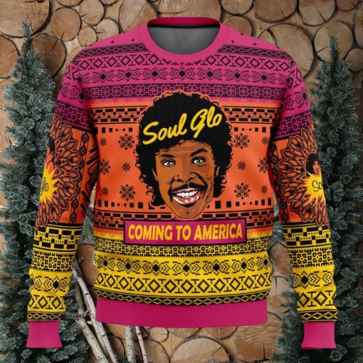 Soul Glo Coming to America Ugly Christmas Sweater