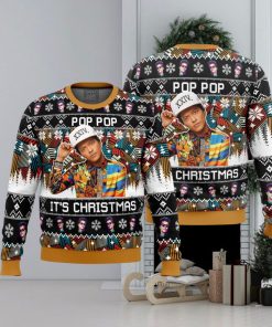 Pop Pop It’s Christmas Bruno Mars Ugly Christmas Sweater