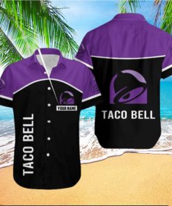 taco bell Casual Big Logo 3D Hawaiian Shirt For Men And Women Custom Name