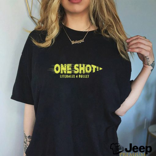 Call of Duty One Shot Literally a bullet logo shirt