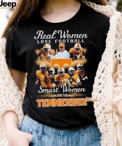 tennessee volunteers real women love football smart women love tennessee volunteers 2023 shirt