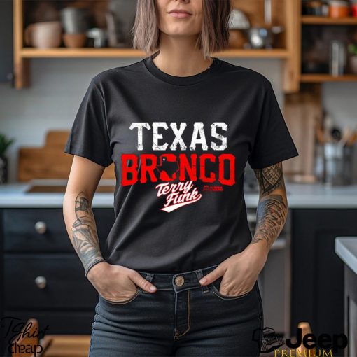 terry funk texas bronco logo 2023 shirt