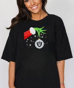 the Grinch Ornament Oakland Raiders Christmas shirt