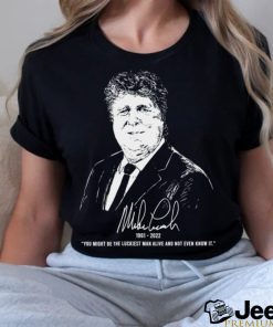 the mike leach charity 1961 2022 signature shirt Shirt