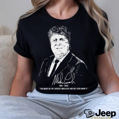 the mike leach charity 1961 2022 signature shirt Shirt