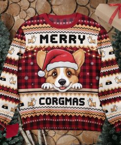 Merry Corgmas Personalized Ugly Sweater