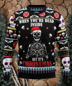 Skull Inside Ugly Christmas Sweater Thankgiving Gift Men Women