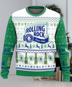 Rolling Rock 3D Sweater Christmas Gift Ugly Christmas Sweater