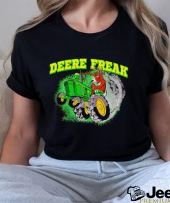 Deer riding tractor Deere freak shirt