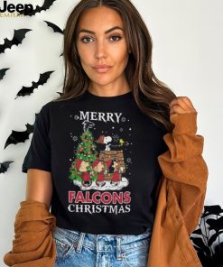 Snoopy And Friends Merry Atlanta Falcons Christmas Shirt