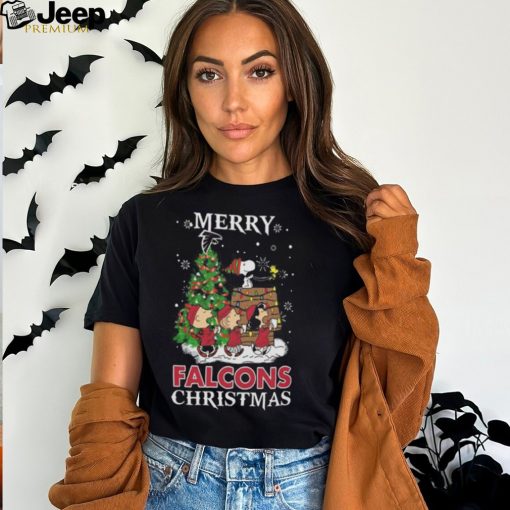 Snoopy And Friends Merry Atlanta Falcons Christmas Shirt