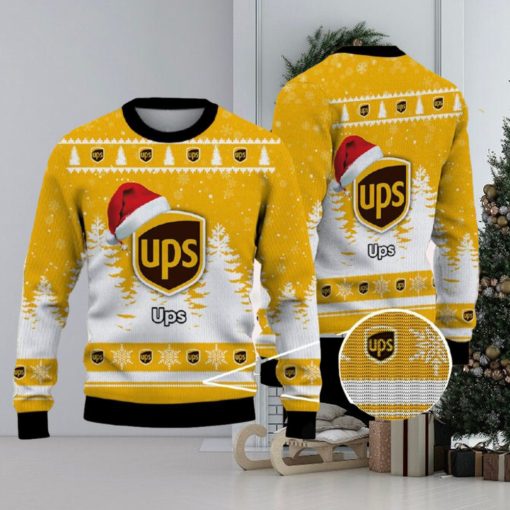 ups Logo Brands Gift For Men And Women Ugly Christmas Sweater Holidays