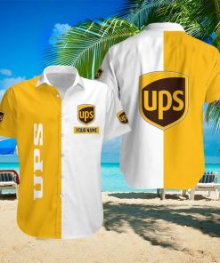 ups Personalized Name Bright New 3D Hawaiian Beach Shirt For Summer