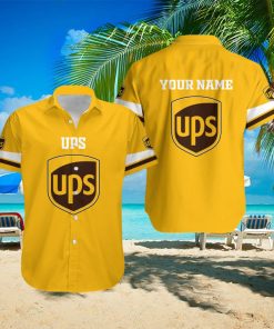 ups Personalized Name Collar Pattern All Over Print Hawaii Shirt Men And Women Gift For Family