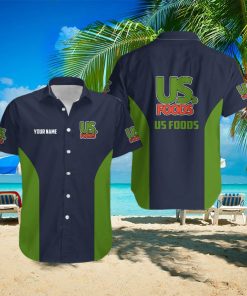 us foods Personalized Name Traditional Brand Aloha Hawaiian Beach Shirt For Summer