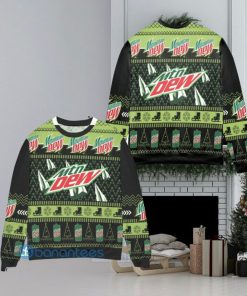 Mountain Dew Pine Tree Snowflake Pattern Ugly Christmas Sweater Christmas Gift For Men And Women