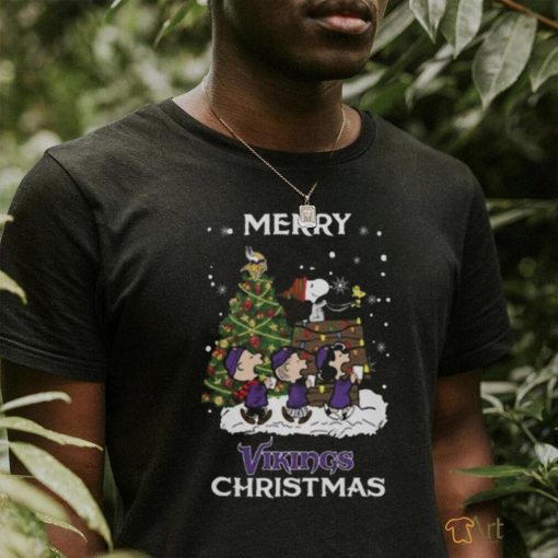 Minnesota Vikings Snoopy Family Christmas Shirt