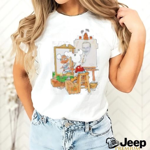 Mickey Mouse art portrait shirt