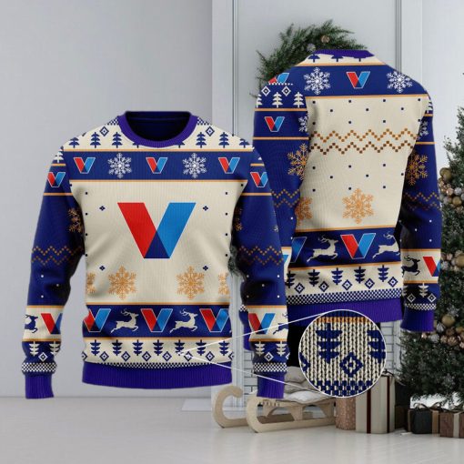 valvoline Brand Logo Ugly Xmas Sweater Gift For Christmas Sweatshirt