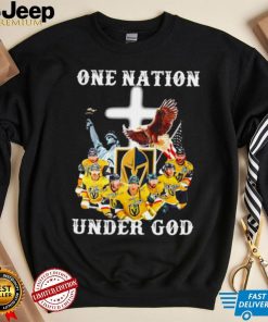 vegas Golden Knights one nation under God signatures shirt