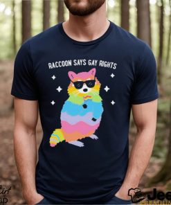 Raccoon Says Gay Rights Shirt