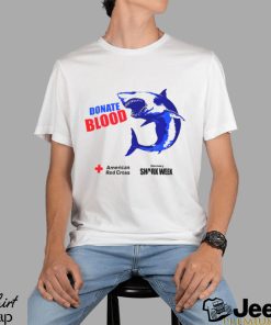 Shark Donate Blood American Red Cross Shirt