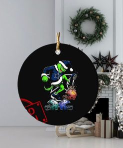 The Grinch Dallas Cowboys Stomp On NFL Teams Christmas Ornament