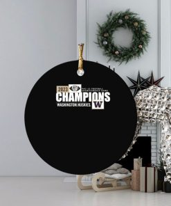 washington huskies 2023 pac 12 football conference champions locker room ornament Circle