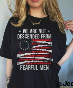 we are not descemded from fearful men classic t shirt