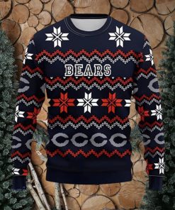 Chicago Bears Ugly Christmas Sweater 3D Gift For Fans