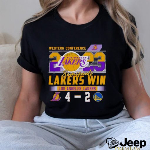 western Conference 2023 Semi Finals Lakers win shirt