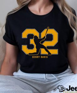 Henry Davis Pittsburgh Pirates number 32 2023 shirt