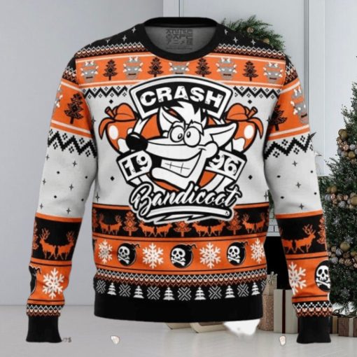 1996 Bandicoot Crash Bandicoot Ugly Christmas Sweater