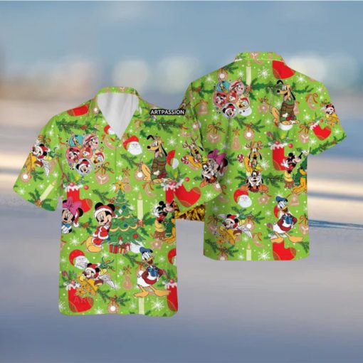 Mickey and Friends Christmas Hawaiian Shirt