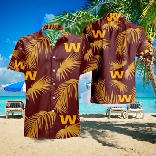 Washington Football Team Flower Set 3D Hawaiian Shirt And Short Gift For Men And Women