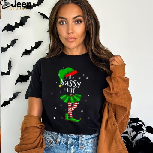 I’m The Sassy Elf T Shirt Matching Christmas Costume Shirt T Shirt