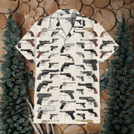 Armory Pistol Globe Collection Hawaiian Shirt