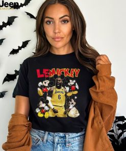 LeBron James LeMickey graphic shirt