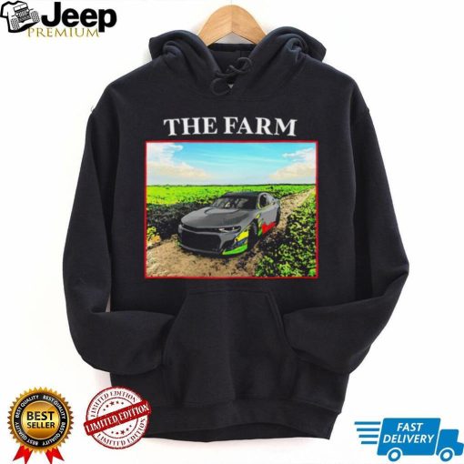 The Farm Melon Man Brand racing car shirt