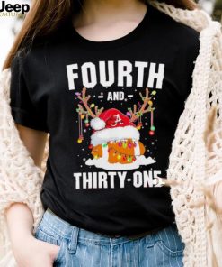 Alabama football fourth and thirty one Christmas shirt