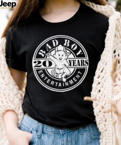 Bad Boy Entertainment 20 years logo shirt