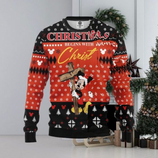 Mice Christ Amazing Gift Ugly Christmas 3D Sweater Christmas Gift For Men And Women