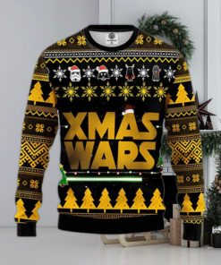 Star Wars Yellow Ugly Christmas Sweater For Men Women