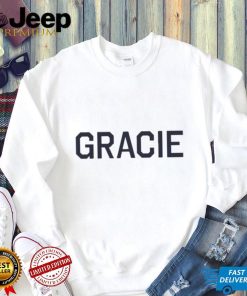 Gracie Abrams Hq Gracie White Varsity Shirt