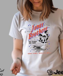 Custom Jonas Brothers Two Sides T Shirt Five Albums One Night Tour 2023 Shirt Classic