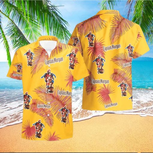 Captain Morgan Palm Leaves Tropical Hawaiian Shirt And Shorts Unique Summer Gift