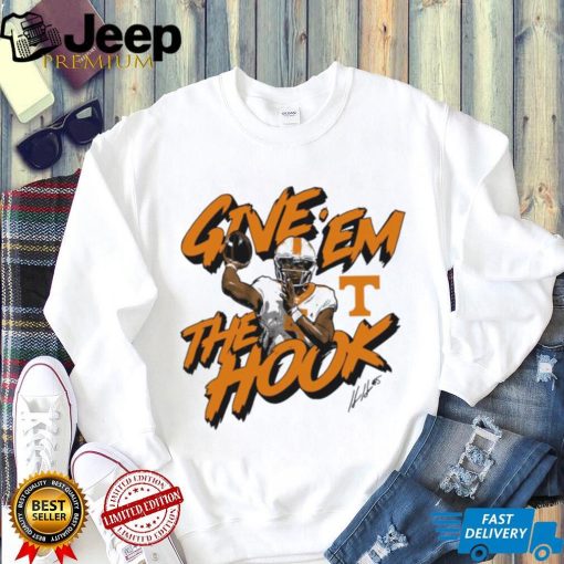 ‘Tennessee Football Hendon Hooker Give ’em The Hook Signature Shirt