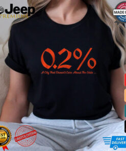 0.2 Percent Chance Detroit Baseball T Shirt